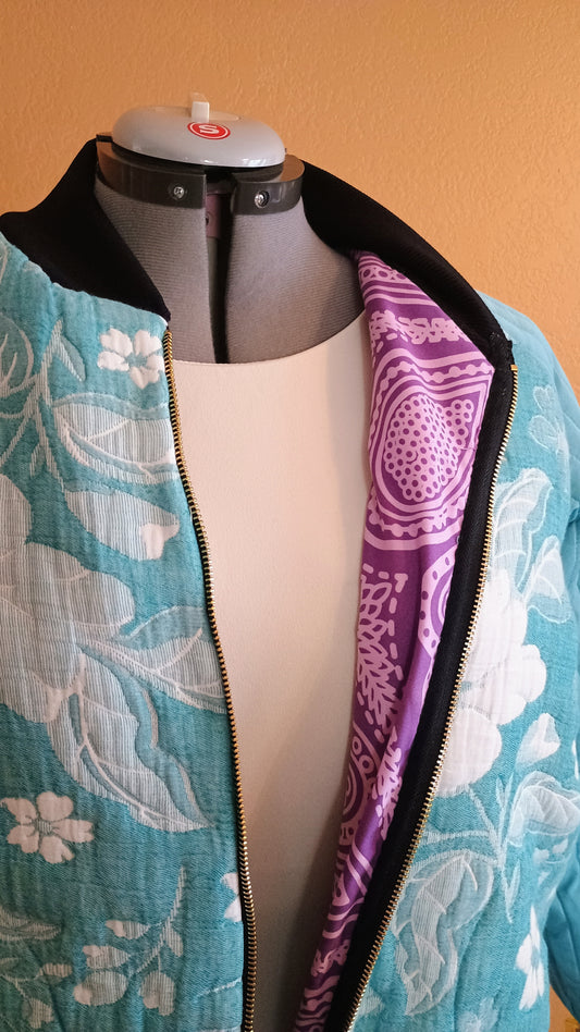 Original Handmade Upcycled Bomber Jacket
