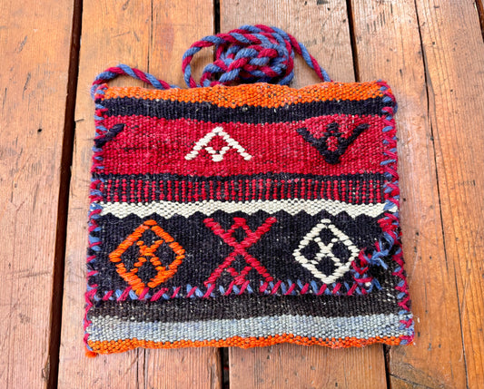Vintage Woven Southwestern Purse