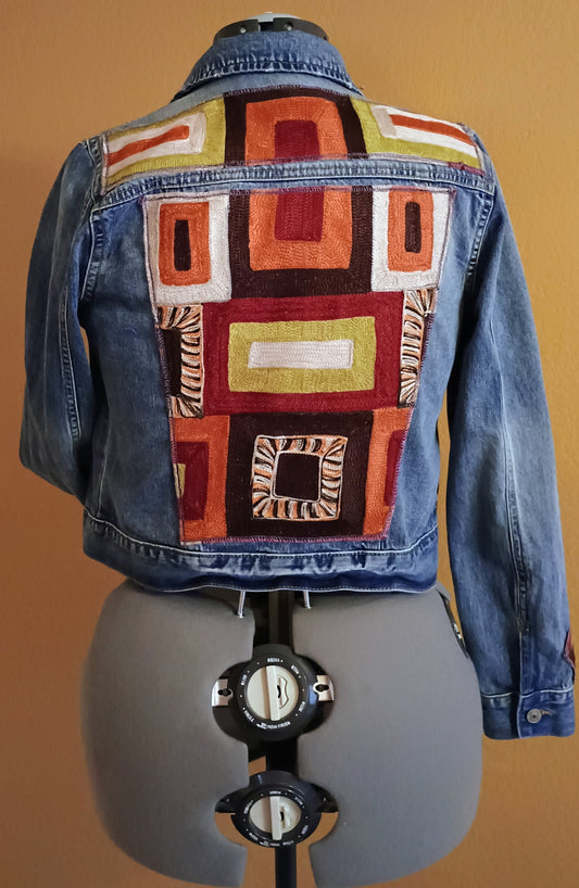 Jeans Jacket - Upcycled & Handmade