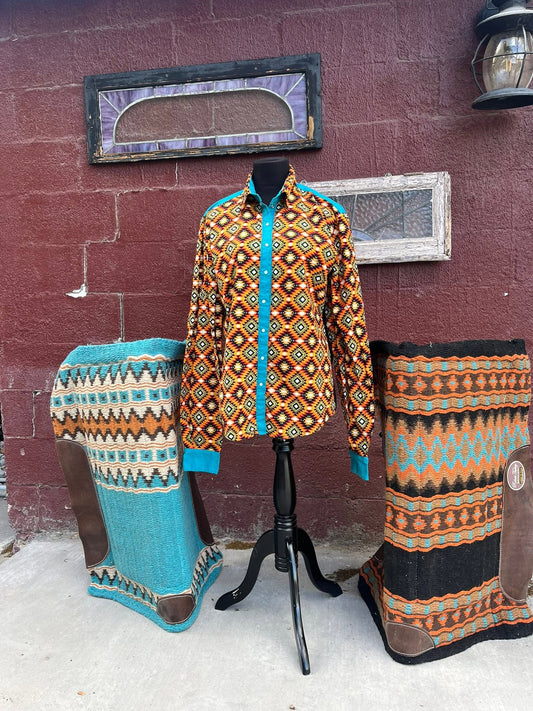 Handmade Button Down Shirt & Saddle Pad Package