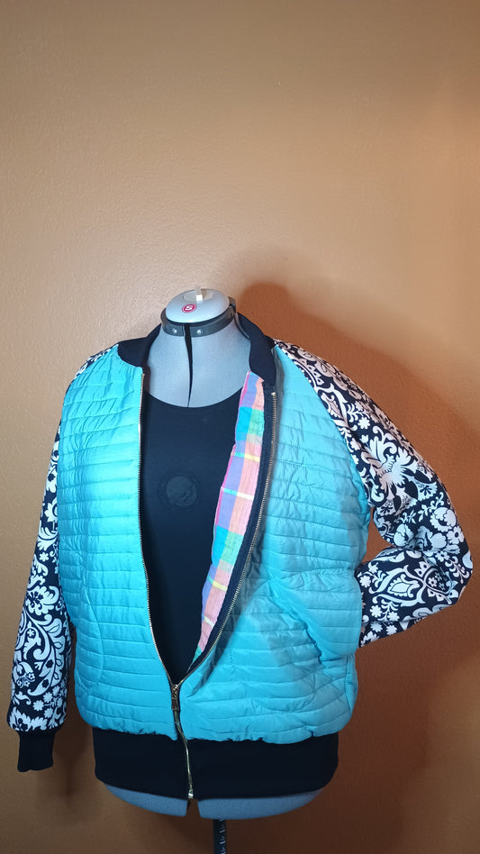 Original Handmade Upcycled Bomber Jacket